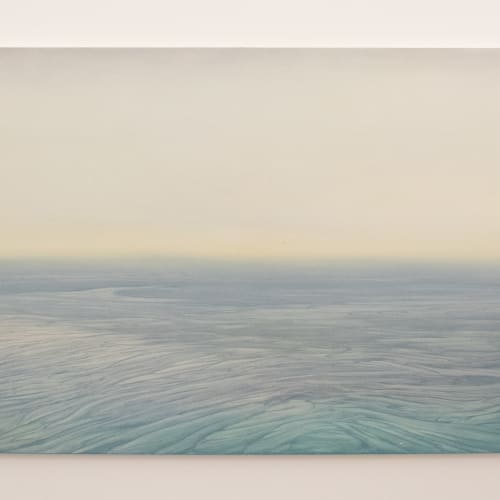 Yeonsoo Kim The Soft Wave, 2022 Oil on linen 95 x 130 cm. 37 ½ x 51.1 in.