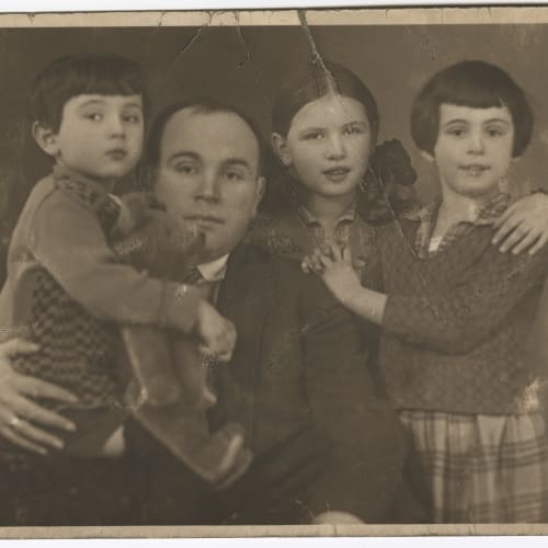 Boris, Jeanne, Assya and Ilya Lurje, c. late 1920s