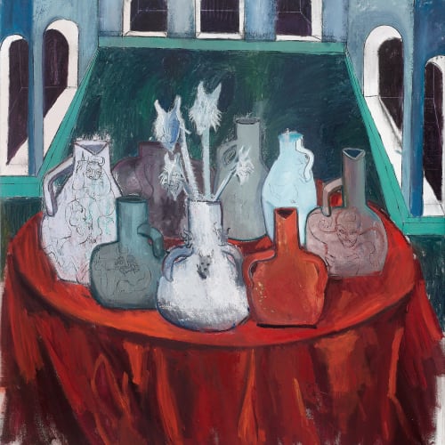 Medieval Interior and Ghost Vases 2021
