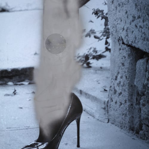 Overpainted Shoe Poster, New York, 2021