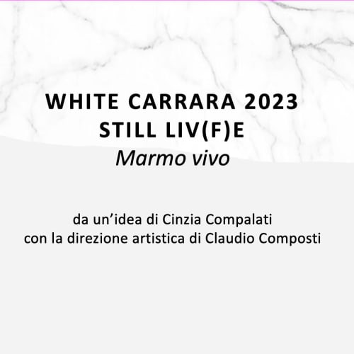 WHITE CARRARA 2023 | STILL LIVE(F)E | MARMO VIVO
