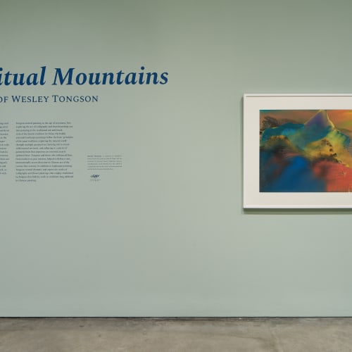 Installation View of "Spiritual Mountains: The Art of Wesley Tongson"