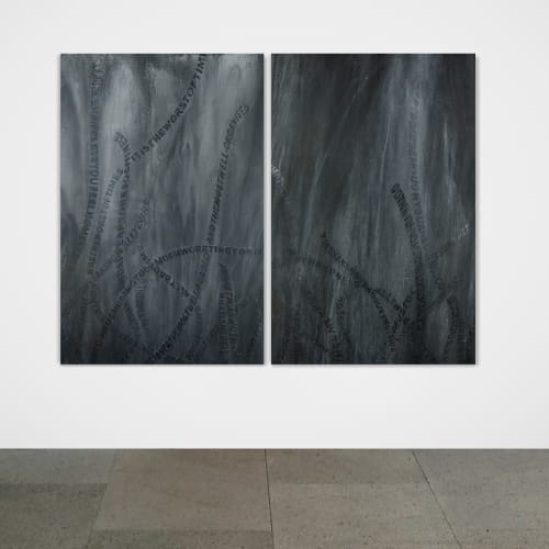 Tsang Kin-Wah, Either / Or (black) No. 3 & No. 4 (2018)