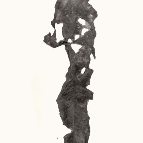 The Rocks 3, Ink on Xuan Paper, 120 x 67 cm (2020)