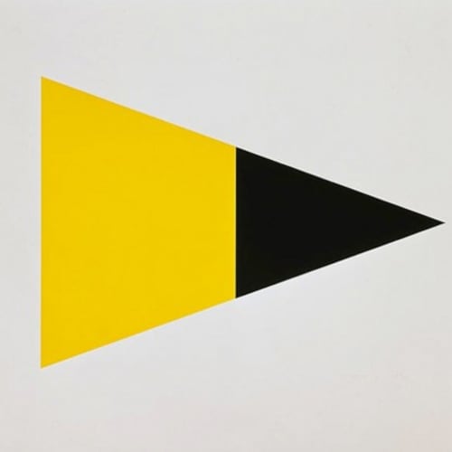 Ellsworth Kelly Black Yellow, 1970-1972 Lithograph 34 x 39 3/4 in 86.4 x 101 cm Edition of 55