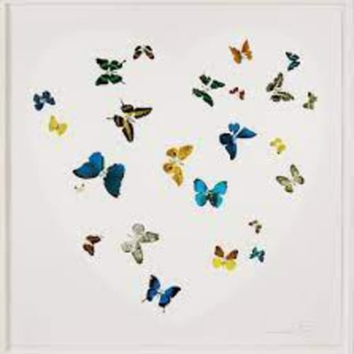 Damien Hirst Love is All You Need, 2016 Silkscreen 60 5/8 x 59 1/2 in 154 x 151 cm Edition of 75