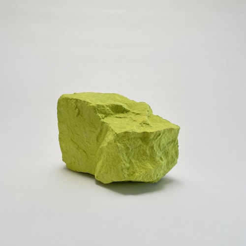 Brock Deboer Brock Rock (Slime Green), 2022 Porcelain and glaze 10 x 7 1/4 x 6 in 25.4 x 18.4 x 15.2 cm Unique