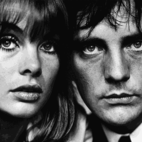 Terry O'Neill Terence Stamp and Jean Shrimpton, 1964 Silver Gelatin Print 20 x 30 Inches Edition of 50, Signed by the Artist