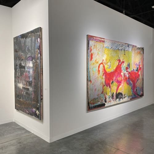 Image of installation view of Jenkins Johnson Gallery's booth at Art Basel Miami Beach 2021