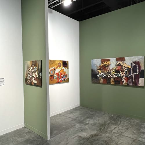 Installation view at Art Basel Miami Beach 2022, Aubrey Williams Kabinett Presentation