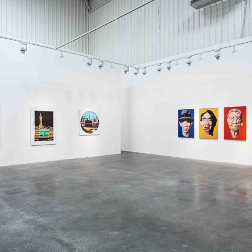Hamra Abbas  Kaaba Pictures and Artists Series  Installation view