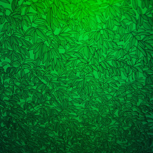 Frank Tang, Tai Ho Road (Detail), 2016, Ink on Silk, Fluorescent Tube, 203 x 172cm Photo ©K11 Art Foundation Artwork:...