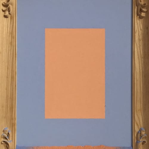 董大为 尘归尘-肖像 2 纸本粉蜡笔, 框 61x49cm 2018 Dong Dawei, Dust to Dust-Portrait 2, 2018, Pastel on Paper Frame, 61 x 49 x 4.5 cm