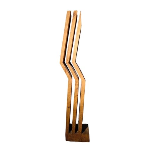 萧长正, 转折系列, 樟木 Shiau Jon Jen, Turning Series, Camphor wood 32x23x152cm 2008