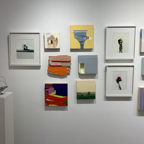 installation shot of "Small Wonders' group exhibition