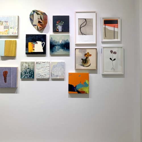 installation shot of "Small Wonders" group exhibition