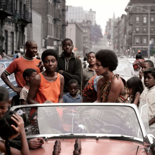 Kwame Brathwaite, Untitled (Garvey Day, Deedee in Car) (1965). Image courtesy of the artist and Philip Martin Gallery, Los Angeles.
