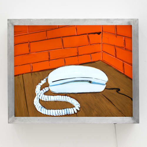 T. Kelly Mason, Aqua Blue Princess Telephone (2015). Image courtesy of the artist and Philip Martin Gallery, Los Angeles.