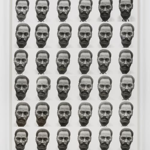 Lew Thomas, LAVERNE'S PORTRAIT EQUALS 36 EXPOSURES (1972). Image courtesy of the artist and Philip Martin Gallery, Los Angeles.