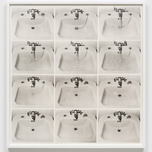 Lew Thomas, "SINK: Filling/Filled/Draining/Drained," (1972).