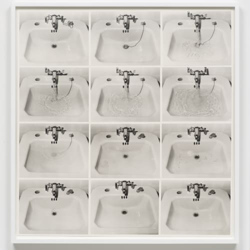 Lew Thomas, "SINK: Filling/Filled/Draining/Drained," (1972/2014).