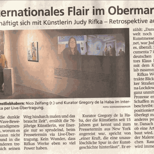 Murnauer Tagblatt - Article by Birgit Schwarzenberger.