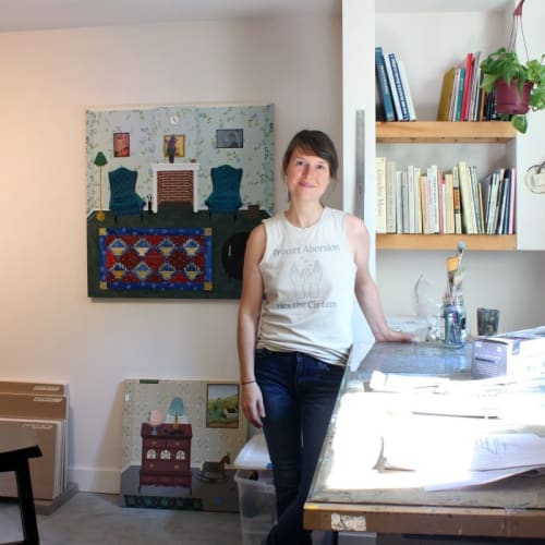 Anne Buckwalter in her studio, 2023. Courtesy of the artist.
