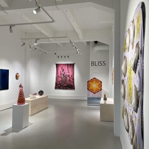 "BLISS", the new exhibition at Rademakers Gallery (Feb 16 - Apr 29) featuring the latest works by our female artists upstairs: Yamuna Forzani, Cathalijn Wouters, Jule Cats and Milah van Zuilen together with Jorge Mañes Rubio and Tomáš Libertíny. Downstairs you can find artworks by Bonnie Severien and Anne Mei Poppe.