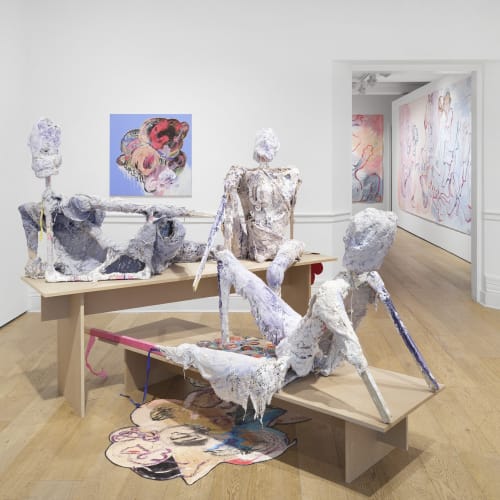 Installation View: Enactment at Richard Saltoun Gallery, London, 2023