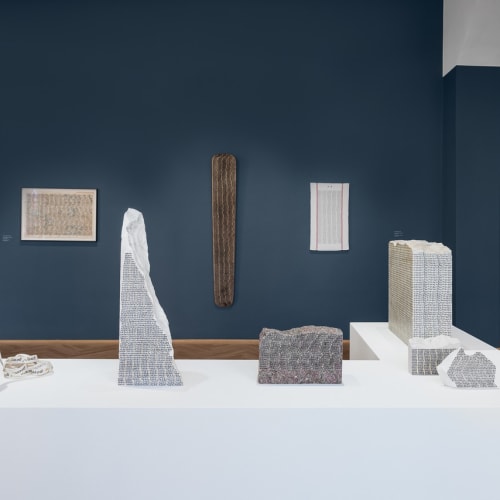 Installation View: Greta Schödl, Strassenpoesie, Phileas, Vienna. Photo: Manuel Carreon Lopez