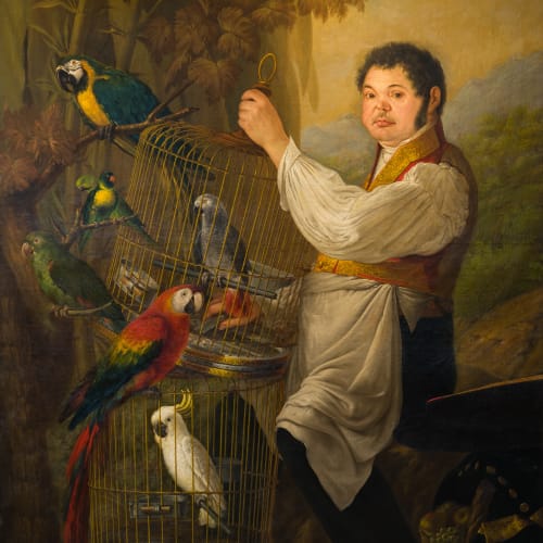 Francisco Michans Gargori (Spanish, 1777- after 1837) - The Spanish Court Aviary Keeper