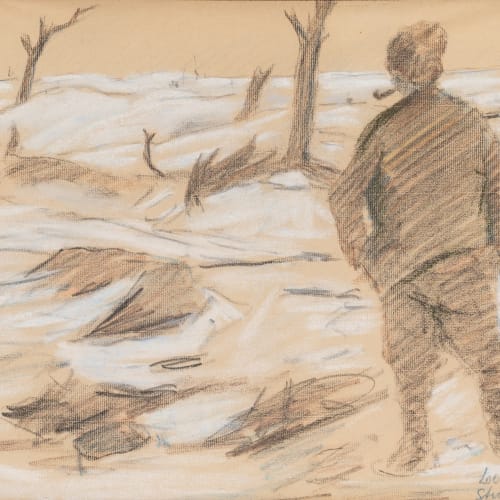 Paul Lucien Maze (1887-1979) - Looking towards Stuff Redoubt, Northern France, 1917