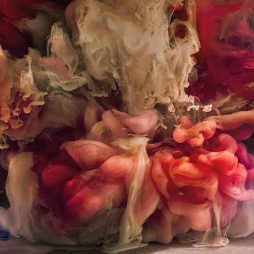 Kim Keever b. American 1955 Abstract 34733d, 2017 28x35”, 48x67”