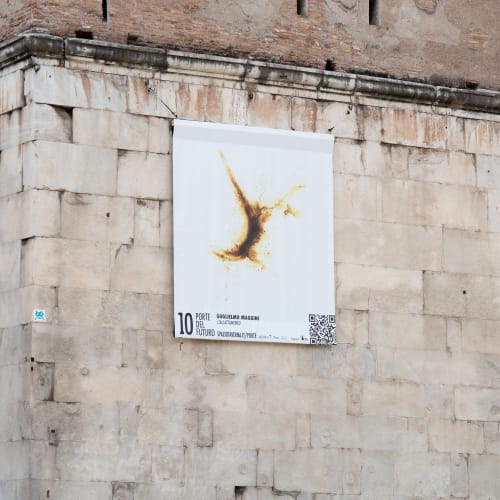 Installation View | Gugliemo Maggini @ Le 10 Porte del Futuro, Porta San Sebastiano, Rome. ph Eleonora Cerri Pecorella