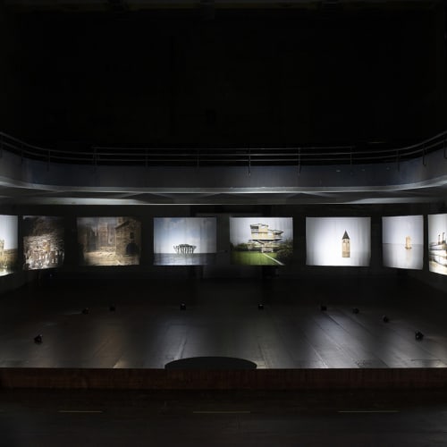 Silvia Camporesi, Semisommersi - Dove finisce l'acqua, curated by Cesare Pomarici, Ex Cinema Odeon - Forlì, installation view, ph. Silvia Camporesi