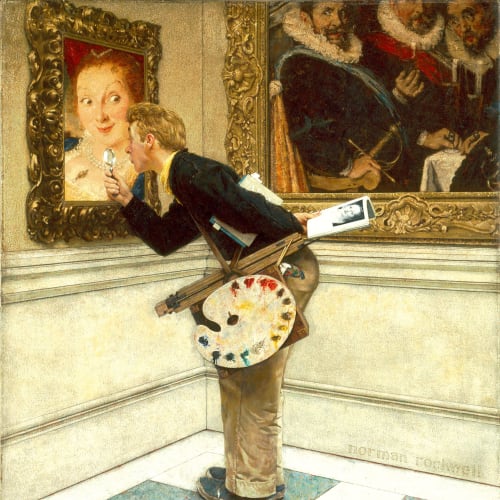 Norman Rockwell, The Art Critic, 1955
