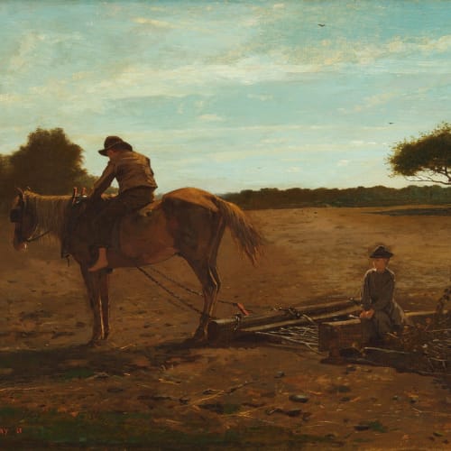 Winslow Homer The Brush Harrow, 1865