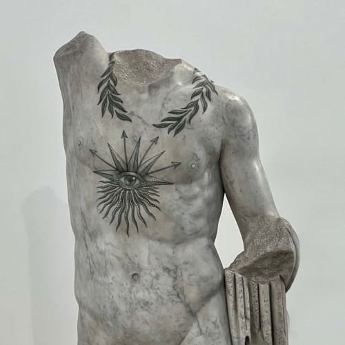 Fabio Viale, Apollo, 2023