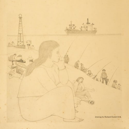 NEAC Annual Exhibition 1976 catalogue. Cover drawing by Richard Eurich.