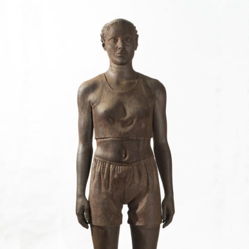 Diana Moore Full Figure No. II (Athlete) 1995 Carbon steel on aluminum base Overall: 90 x 22 x 16 in. (228.6 x 55.9 x 40.6 cm)