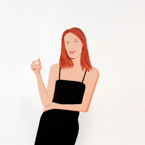 Alex Katz Sharon from Black Dress, 2017 Aluminum Sculpture, double sided 22.88 inches high Edition: 10/35 Signed: Alex Katz For sale at Surovek Gallery