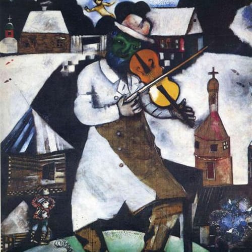 Marc Chagall The Fiddler, 1913