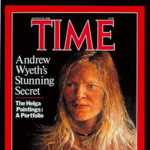 Andrew Wyeth's Helga Paintings on the TIME magazine cover, August 18, 1986