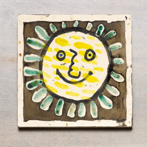 Pablo Picasso, Visage soleil, 1956 Image courtesy of Sotheby’s © 2022 Estate of Pablo Picasso / Artists Rights Society (ARS), New York