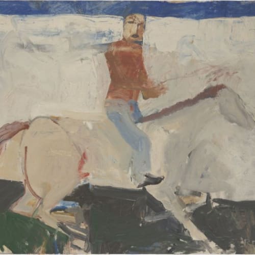 Richard Diebenkorn Untitled (Horse and Rider), 1954 Oil on canvas