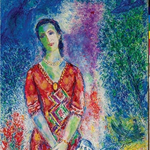 Marc Chagall Portrait of Elise Goulandris, 1969.