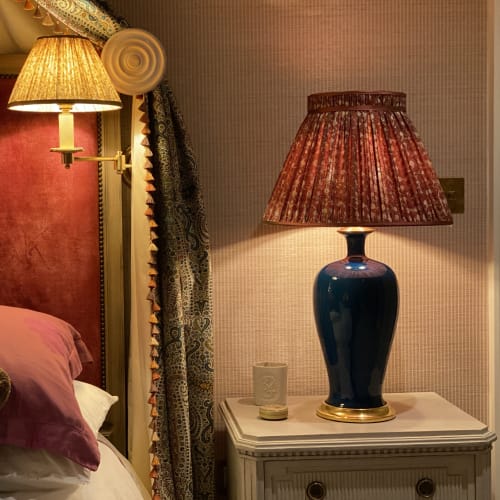 At Night our Lampshades Provide a Beautiful Ambient Glow