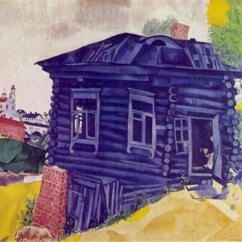 Marc Chagall La maison bleue (The Blue House), 1917