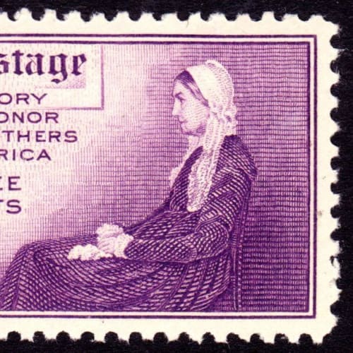 Whistler’s Mother stamp, 1934