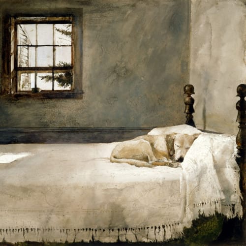 Andrew Wyeth Master Bedroom, 1965 Watercolor on paper